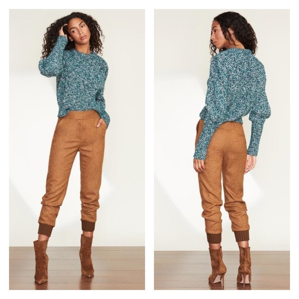 Veronica Beard Camel Brown Jogger Pants